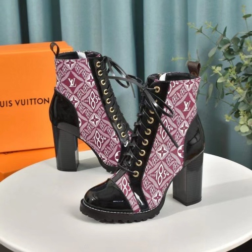 Cheap Louis Vuitton Boots For Women #1267046 Replica Wholesale [$92.00 USD] [ITEM#1267046] on Replica Louis Vuitton Boots