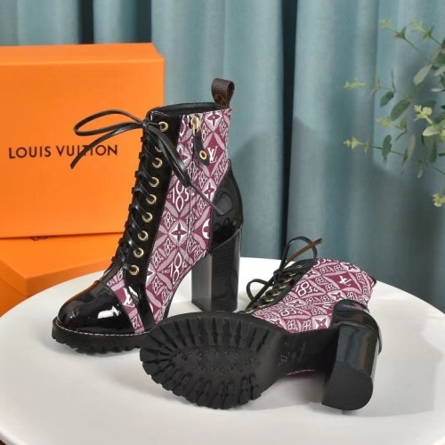 Cheap Louis Vuitton Boots For Women #1267046 Replica Wholesale [$92.00 USD] [ITEM#1267046] on Replica Louis Vuitton Boots