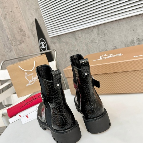 Cheap Christian Louboutin Boots For Women #1267058 Replica Wholesale [$112.00 USD] [ITEM#1267058] on Replica Christian Louboutin Boots