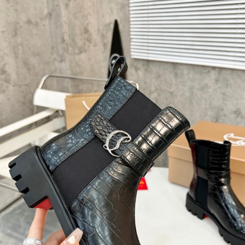 Cheap Christian Louboutin Boots For Women #1267058 Replica Wholesale [$112.00 USD] [ITEM#1267058] on Replica Christian Louboutin Boots