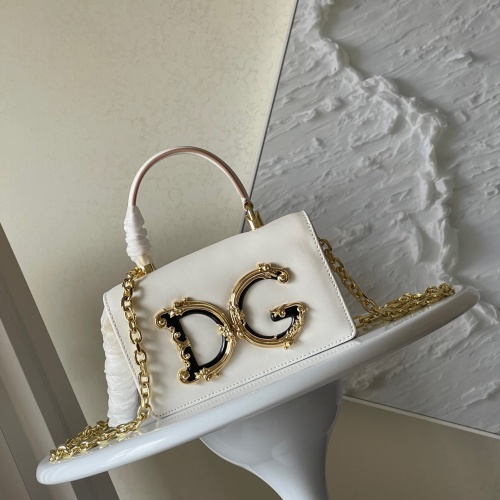 Cheap Dolce &amp; Gabbana D&amp;G AAA Quality Messenger Bags For Women #1267063 Replica Wholesale [$115.00 USD] [ITEM#1267063] on Replica Dolce &amp; Gabbana D&amp;G AAA Quality Messenger Bags