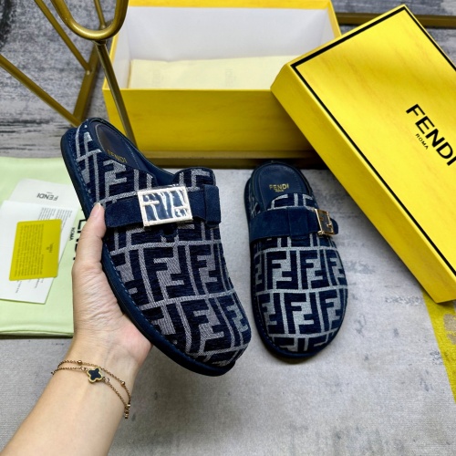 Cheap Fendi Slippers For Women #1267065 Replica Wholesale [$88.00 USD] [ITEM#1267065] on Replica Fendi Slippers