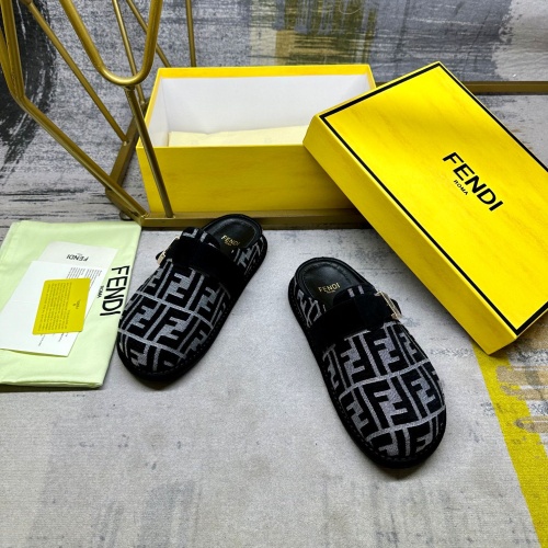 Cheap Fendi Slippers For Women #1267067 Replica Wholesale [$88.00 USD] [ITEM#1267067] on Replica Fendi Slippers