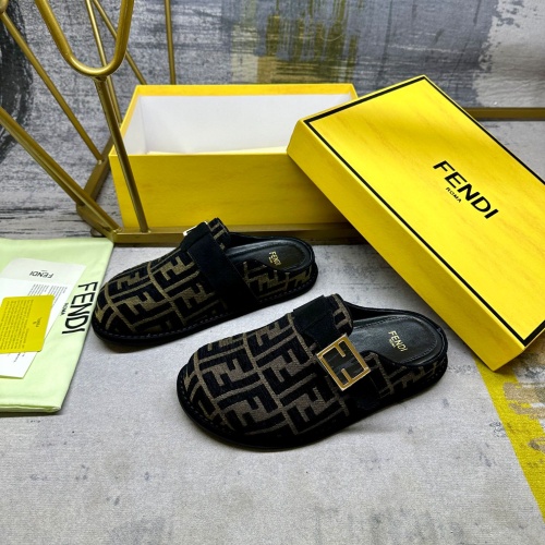 Cheap Fendi Slippers For Women #1267069 Replica Wholesale [$88.00 USD] [ITEM#1267069] on Replica Fendi Slippers