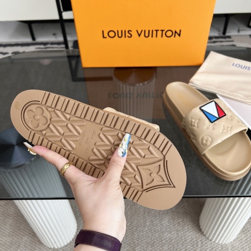 Cheap Louis Vuitton Slippers For Women #1267073 Replica Wholesale [$76.00 USD] [ITEM#1267073] on Replica Louis Vuitton Slippers