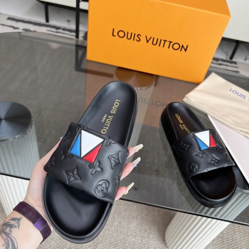 Cheap Louis Vuitton Slippers For Women #1267075 Replica Wholesale [$76.00 USD] [ITEM#1267075] on Replica 