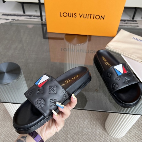 Cheap Louis Vuitton Slippers For Women #1267075 Replica Wholesale [$76.00 USD] [ITEM#1267075] on Replica 