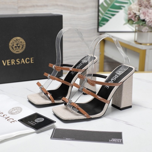 Cheap Versace Sandal For Women #1267109 Replica Wholesale [$112.00 USD] [ITEM#1267109] on Replica Versace Sandal