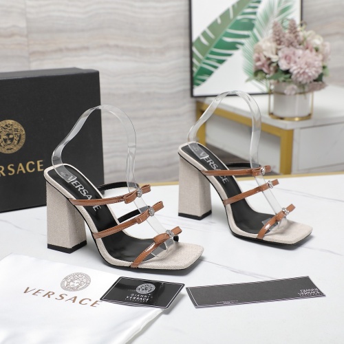 Cheap Versace Sandal For Women #1267109 Replica Wholesale [$112.00 USD] [ITEM#1267109] on Replica Versace Sandal