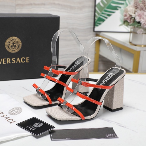 Cheap Versace Sandal For Women #1267111 Replica Wholesale [$112.00 USD] [ITEM#1267111] on Replica Versace Sandal