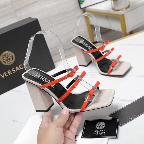 Cheap Versace Sandal For Women #1267111 Replica Wholesale [$112.00 USD] [ITEM#1267111] on Replica Versace Sandal