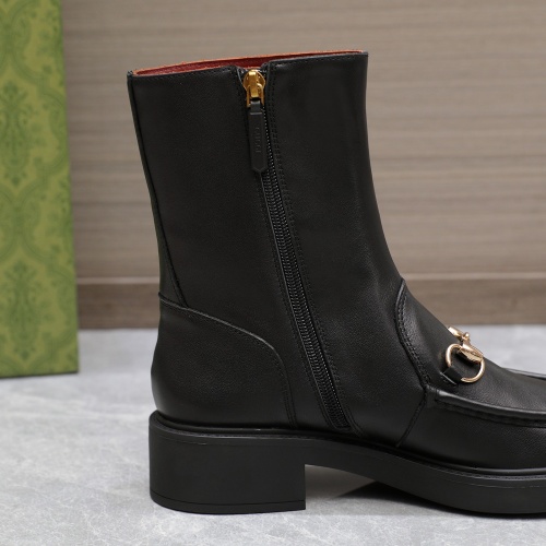 Cheap Gucci Boots For Women #1267129 Replica Wholesale [$140.00 USD] [ITEM#1267129] on Replica Gucci Boots