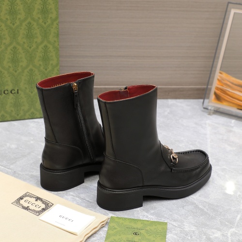 Cheap Gucci Boots For Women #1267129 Replica Wholesale [$140.00 USD] [ITEM#1267129] on Replica Gucci Boots