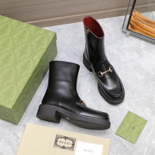 Cheap Gucci Boots For Women #1267130 Replica Wholesale [$140.00 USD] [ITEM#1267130] on Replica Gucci Boots