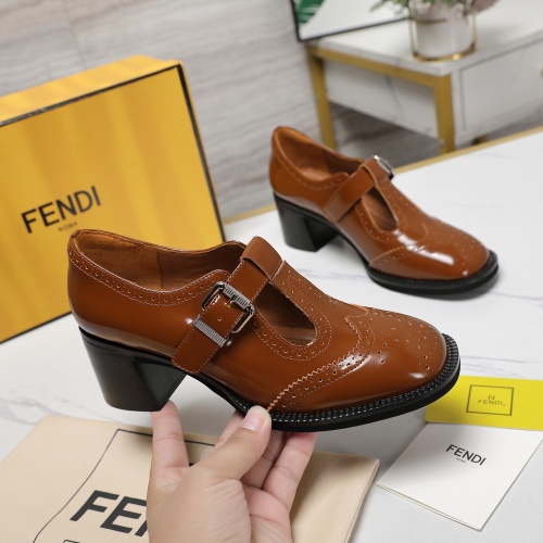 Cheap Fendi High-Heeled Shoes For Women #1267132 Replica Wholesale [$140.00 USD] [ITEM#1267132] on Replica Fendi High-Heeled Shoes