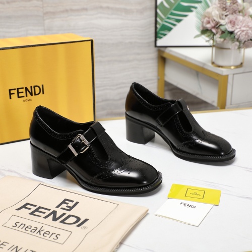 Cheap Fendi High-Heeled Shoes For Women #1267133 Replica Wholesale [$140.00 USD] [ITEM#1267133] on Replica Fendi High-Heeled Shoes