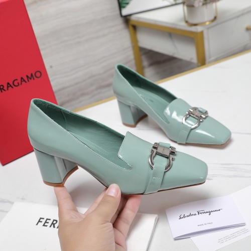 Cheap Salvatore Ferragamo High-Heeled Shoes For Women #1267139 Replica Wholesale [$108.00 USD] [ITEM#1267139] on Replica Salvatore Ferragamo High-Heeled Shoes