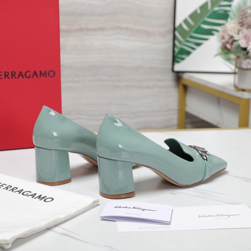 Cheap Salvatore Ferragamo High-Heeled Shoes For Women #1267139 Replica Wholesale [$108.00 USD] [ITEM#1267139] on Replica Salvatore Ferragamo High-Heeled Shoes