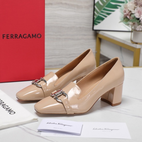 Cheap Salvatore Ferragamo High-Heeled Shoes For Women #1267140 Replica Wholesale [$108.00 USD] [ITEM#1267140] on Replica Salvatore Ferragamo High-Heeled Shoes