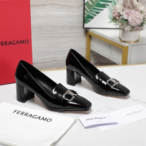 Cheap Salvatore Ferragamo High-Heeled Shoes For Women #1267143 Replica Wholesale [$108.00 USD] [ITEM#1267143] on Replica Salvatore Ferragamo High-Heeled Shoes