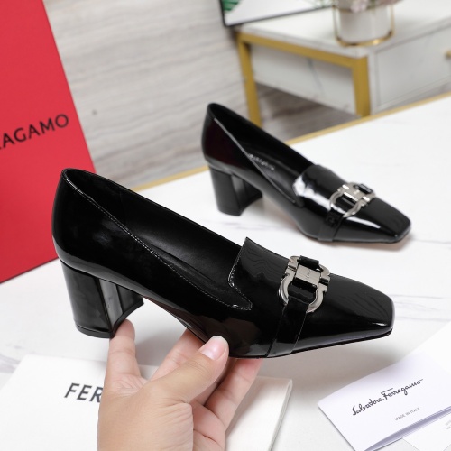 Cheap Salvatore Ferragamo High-Heeled Shoes For Women #1267143 Replica Wholesale [$108.00 USD] [ITEM#1267143] on Replica Salvatore Ferragamo High-Heeled Shoes