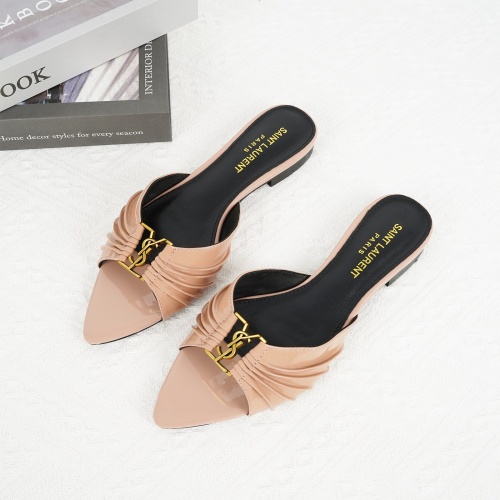 Cheap Yves Saint Laurent YSL Slippers For Women #1267170 Replica Wholesale [$85.00 USD] [ITEM#1267170] on Replica Yves Saint Laurent YSL Slippers