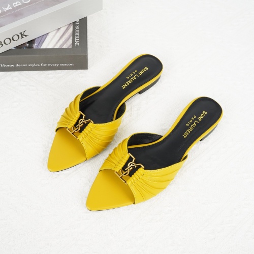 Cheap Yves Saint Laurent YSL Slippers For Women #1267171 Replica Wholesale [$85.00 USD] [ITEM#1267171] on Replica Yves Saint Laurent YSL Slippers