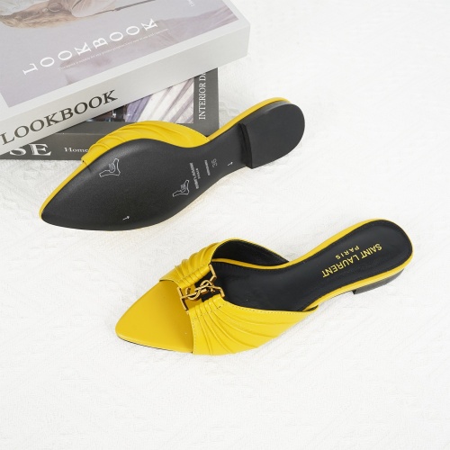 Cheap Yves Saint Laurent YSL Slippers For Women #1267171 Replica Wholesale [$85.00 USD] [ITEM#1267171] on Replica Yves Saint Laurent YSL Slippers