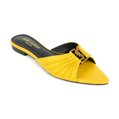 Cheap Yves Saint Laurent YSL Slippers For Women #1267171 Replica Wholesale [$85.00 USD] [ITEM#1267171] on Replica Yves Saint Laurent YSL Slippers