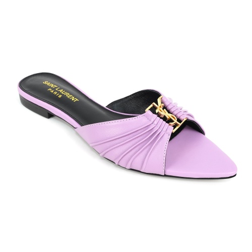 Cheap Yves Saint Laurent YSL Slippers For Women #1267172 Replica Wholesale [$85.00 USD] [ITEM#1267172] on Replica Yves Saint Laurent YSL Slippers