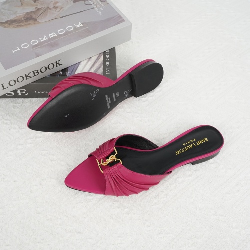 Cheap Yves Saint Laurent YSL Slippers For Women #1267177 Replica Wholesale [$85.00 USD] [ITEM#1267177] on Replica Yves Saint Laurent YSL Slippers