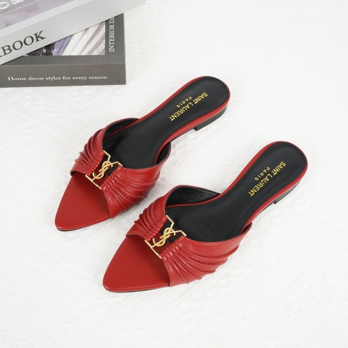 Cheap Yves Saint Laurent YSL Slippers For Women #1267179 Replica Wholesale [$85.00 USD] [ITEM#1267179] on Replica Yves Saint Laurent YSL Slippers