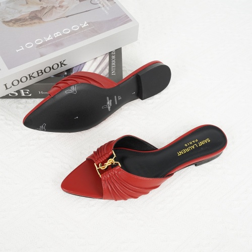 Cheap Yves Saint Laurent YSL Slippers For Women #1267179 Replica Wholesale [$85.00 USD] [ITEM#1267179] on Replica Yves Saint Laurent YSL Slippers