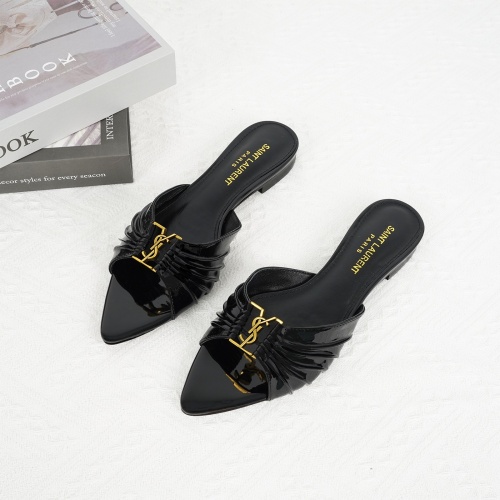 Cheap Yves Saint Laurent YSL Slippers For Women #1267181 Replica Wholesale [$85.00 USD] [ITEM#1267181] on Replica Yves Saint Laurent YSL Slippers