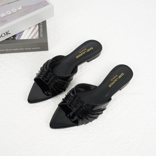 Cheap Yves Saint Laurent YSL Slippers For Women #1267182 Replica Wholesale [$85.00 USD] [ITEM#1267182] on Replica Yves Saint Laurent YSL Slippers