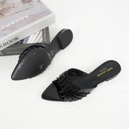 Cheap Yves Saint Laurent YSL Slippers For Women #1267182 Replica Wholesale [$85.00 USD] [ITEM#1267182] on Replica Yves Saint Laurent YSL Slippers