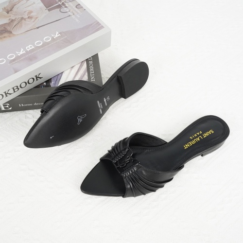 Cheap Yves Saint Laurent YSL Slippers For Women #1267184 Replica Wholesale [$85.00 USD] [ITEM#1267184] on Replica Yves Saint Laurent YSL Slippers