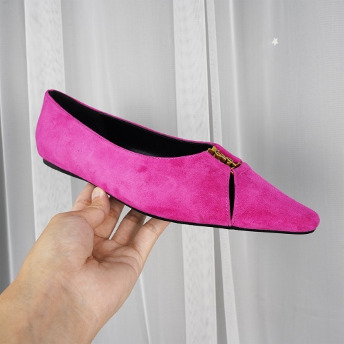 Cheap Yves Saint Laurent YSL Flat Shoes For Women #1267196 Replica Wholesale [$96.00 USD] [ITEM#1267196] on Replica Yves Saint Laurent YSL Flat Shoes