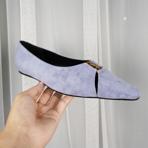 Cheap Yves Saint Laurent YSL Flat Shoes For Women #1267197 Replica Wholesale [$96.00 USD] [ITEM#1267197] on Replica Yves Saint Laurent YSL Flat Shoes