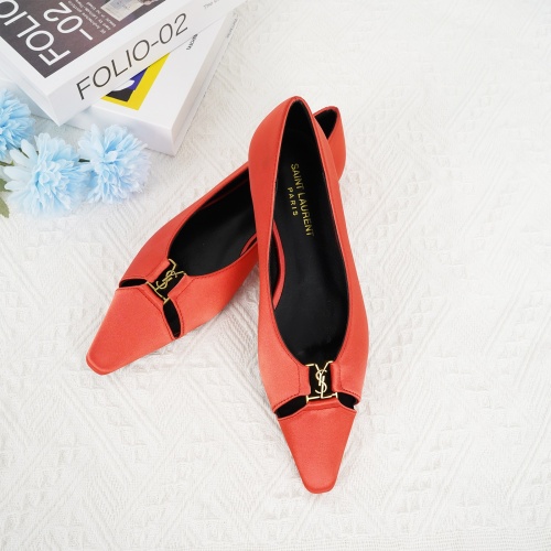 Cheap Yves Saint Laurent YSL Flat Shoes For Women #1267199 Replica Wholesale [$96.00 USD] [ITEM#1267199] on Replica Yves Saint Laurent YSL Flat Shoes