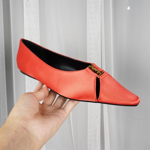 Cheap Yves Saint Laurent YSL Flat Shoes For Women #1267199 Replica Wholesale [$96.00 USD] [ITEM#1267199] on Replica Yves Saint Laurent YSL Flat Shoes