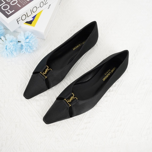 Cheap Yves Saint Laurent YSL Flat Shoes For Women #1267200 Replica Wholesale [$96.00 USD] [ITEM#1267200] on Replica Yves Saint Laurent YSL Flat Shoes