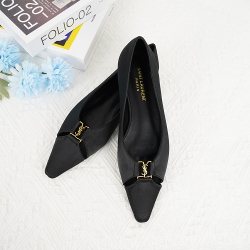 Cheap Yves Saint Laurent YSL Flat Shoes For Women #1267200 Replica Wholesale [$96.00 USD] [ITEM#1267200] on Replica Yves Saint Laurent YSL Flat Shoes