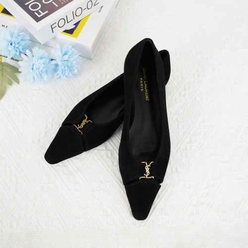 Cheap Yves Saint Laurent YSL Flat Shoes For Women #1267201 Replica Wholesale [$96.00 USD] [ITEM#1267201] on Replica Yves Saint Laurent YSL Flat Shoes