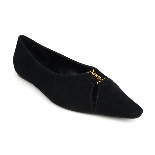 Cheap Yves Saint Laurent YSL Flat Shoes For Women #1267201 Replica Wholesale [$96.00 USD] [ITEM#1267201] on Replica Yves Saint Laurent YSL Flat Shoes