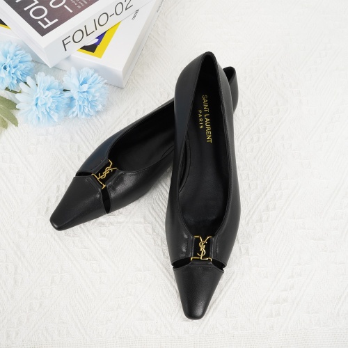 Cheap Yves Saint Laurent YSL Flat Shoes For Women #1267202 Replica Wholesale [$96.00 USD] [ITEM#1267202] on Replica Yves Saint Laurent YSL Flat Shoes