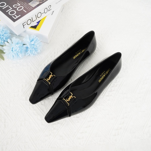 Cheap Yves Saint Laurent YSL Flat Shoes For Women #1267203 Replica Wholesale [$96.00 USD] [ITEM#1267203] on Replica Yves Saint Laurent YSL Flat Shoes