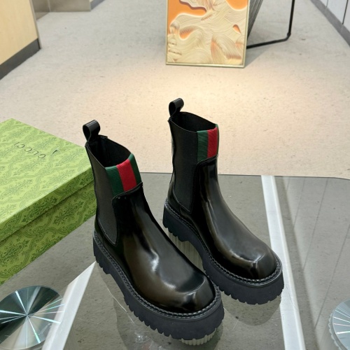 Cheap Gucci Boots For Women #1267212 Replica Wholesale [$122.00 USD] [ITEM#1267212] on Replica Gucci Boots