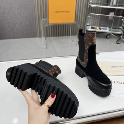 Cheap Louis Vuitton Boots For Women #1267228 Replica Wholesale [$112.00 USD] [ITEM#1267228] on Replica Louis Vuitton Boots