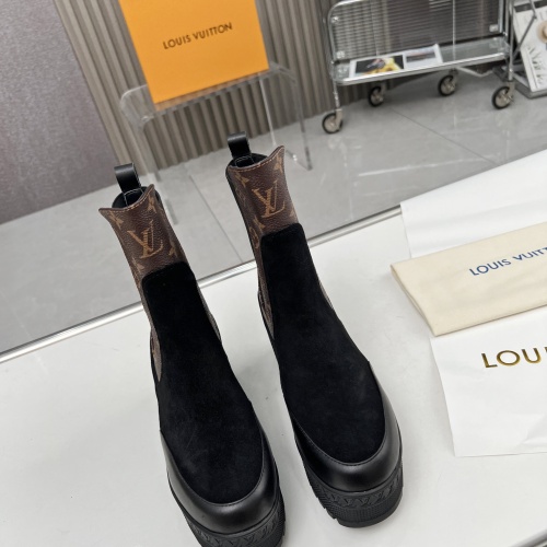 Cheap Louis Vuitton Boots For Women #1267228 Replica Wholesale [$112.00 USD] [ITEM#1267228] on Replica Louis Vuitton Boots